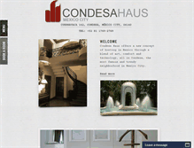 Tablet Screenshot of condesahaus.com